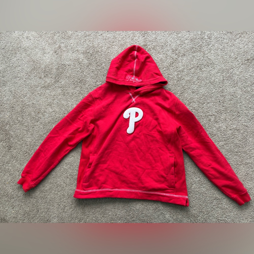 Majestic Red Hooded women’s sweatshirt.